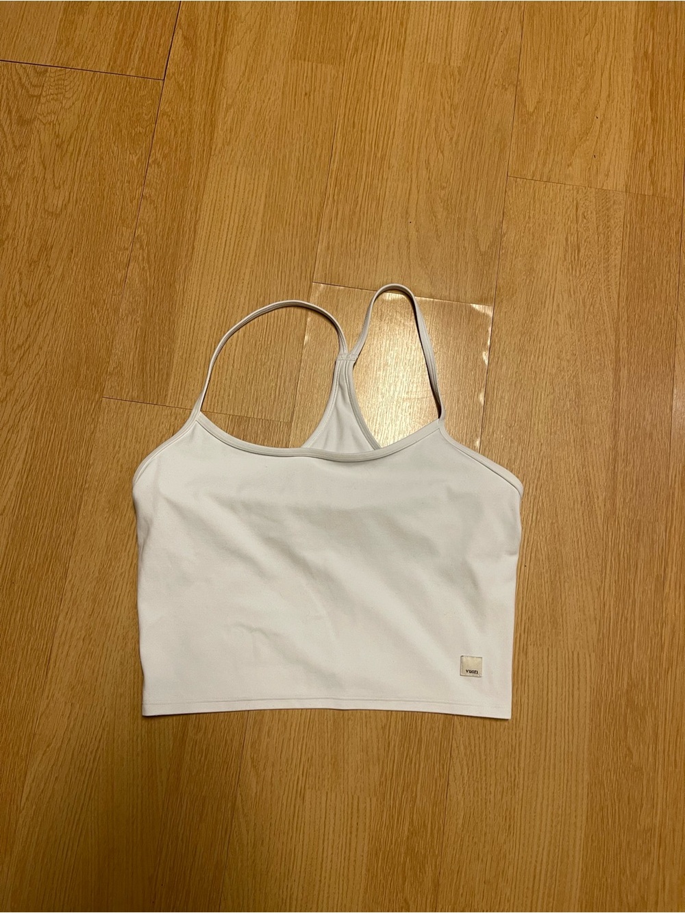 Vuori med White Cropped Camisole Tank Top excellent condition